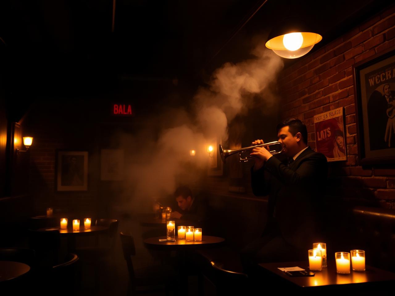 A late set in a Village jazz cellar