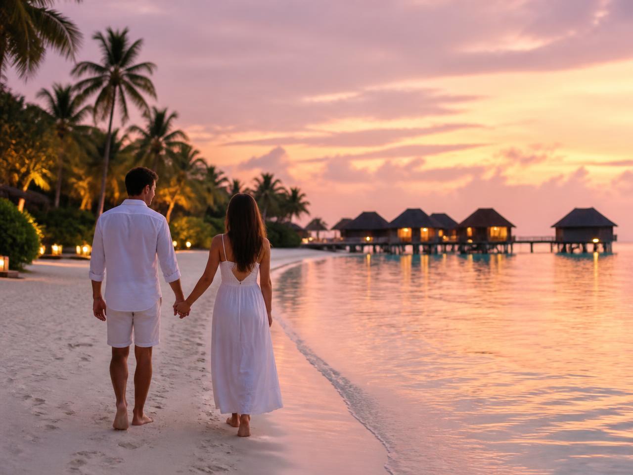 Barefoot evenings on a quiet stretch of sand