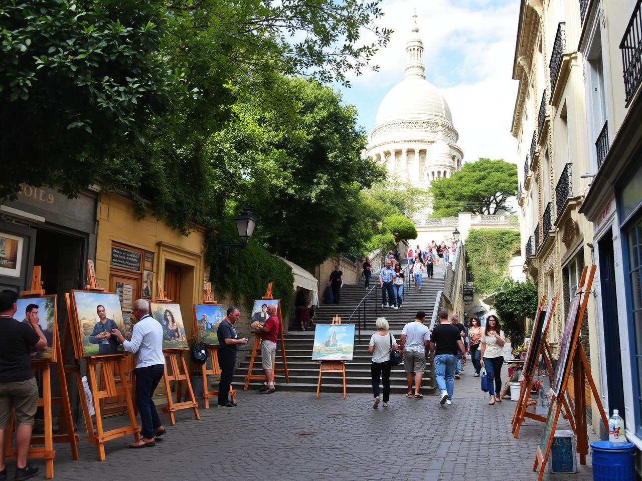 Montmartre and Sacre Coeur
