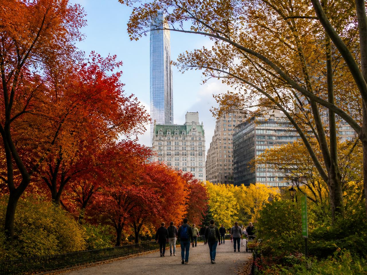 Central Park in full colour